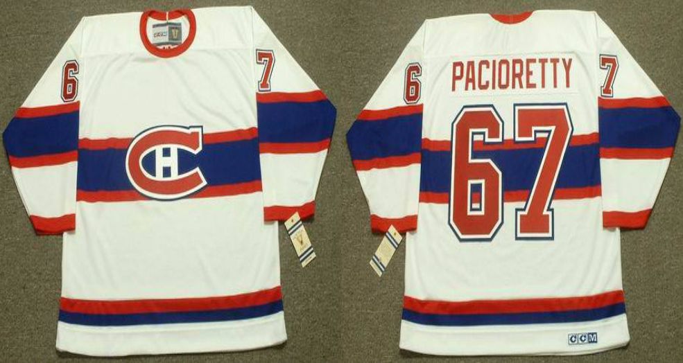 2019 Men Montreal Canadiens #67 Pacioretty White CCM NHL jerseys